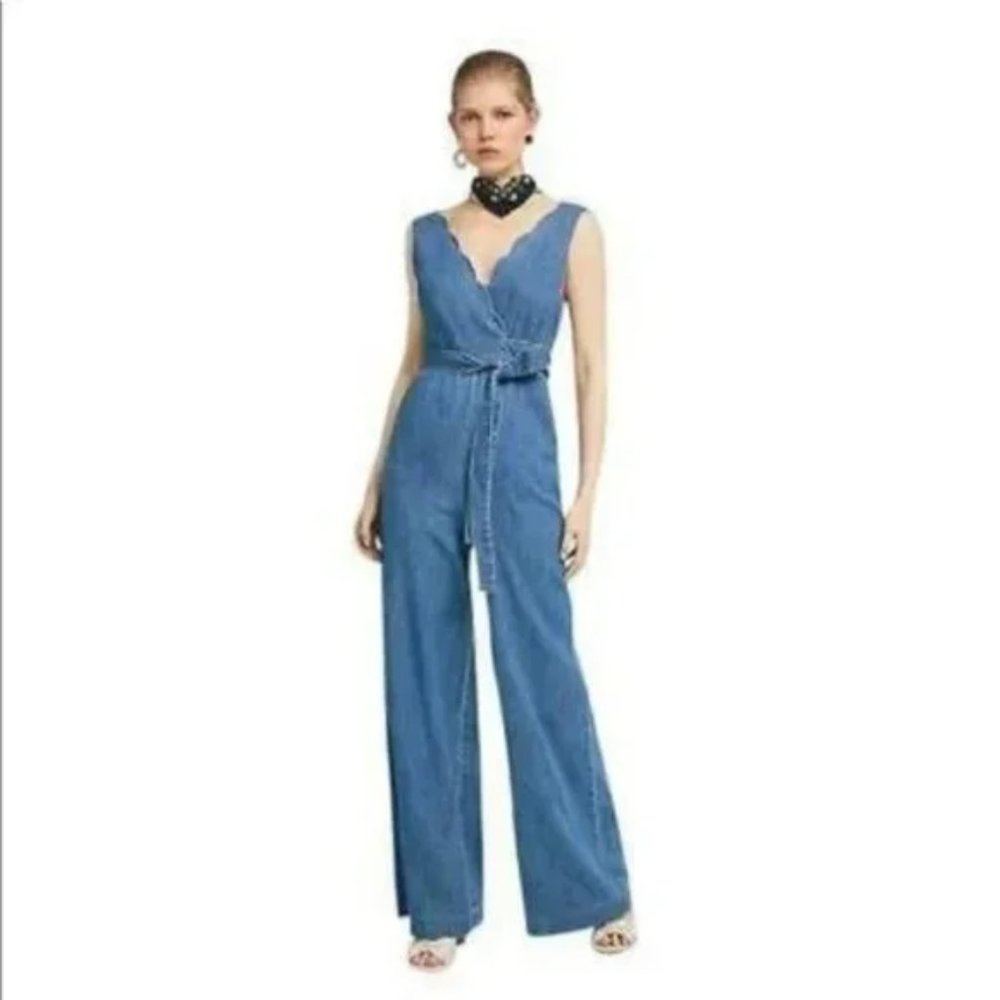 Pilcro x Anthropologie Wide Leg Jumpsuit